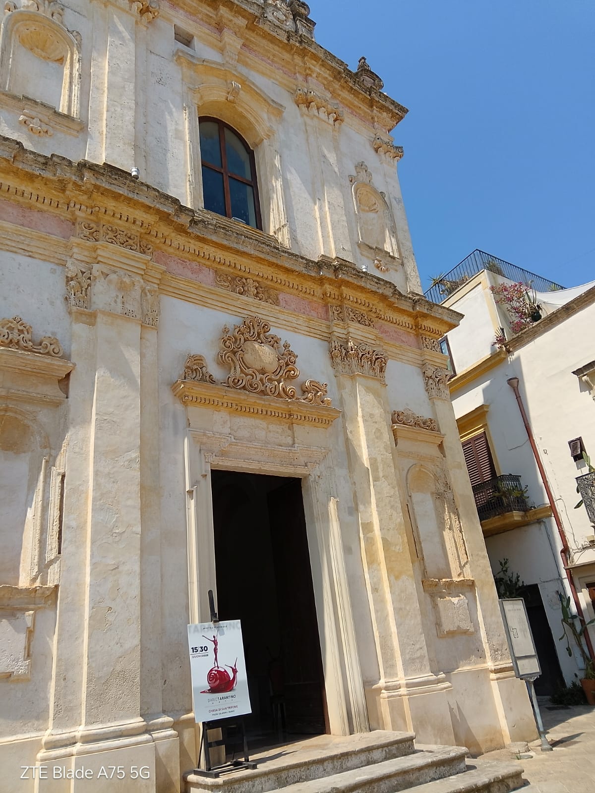 Igreja barroca no centro de Nardò.