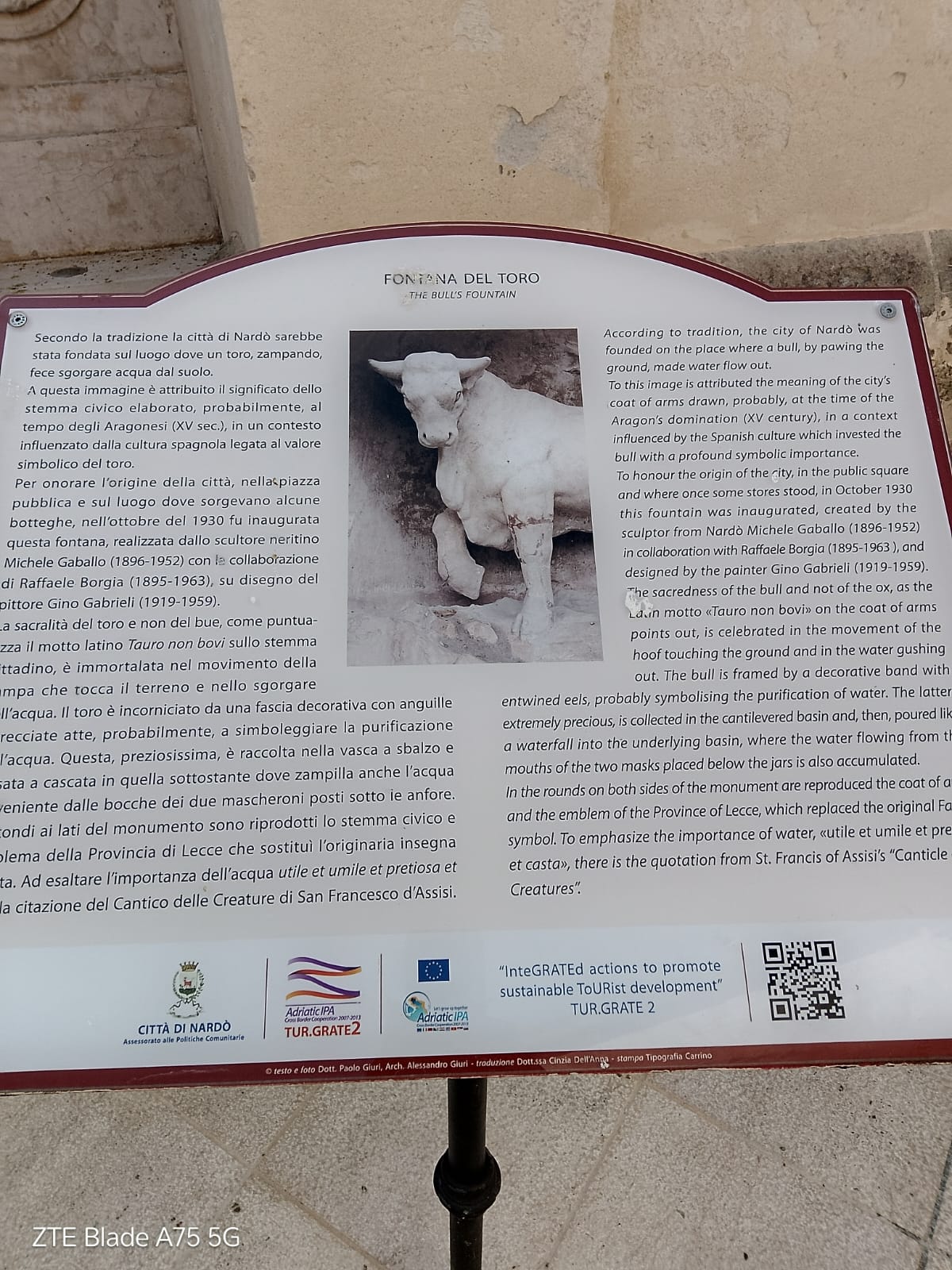 Painel histórico adicional do roteiro.